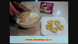 دسر ویژه ولنتاین (مینی تارت توت فرنگی)