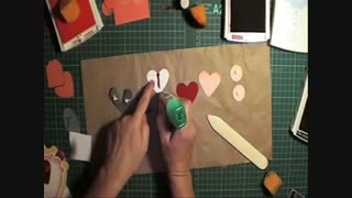 کارت های قلبی به شکل لباس زن و مرد، برای ولنتاین/عروسی