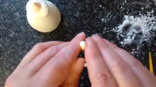 How to make a standing bride and groom cake topper part 1