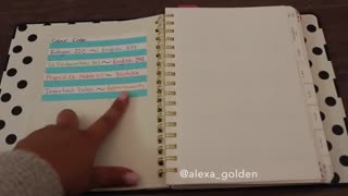 How I Organize My Planner For College!