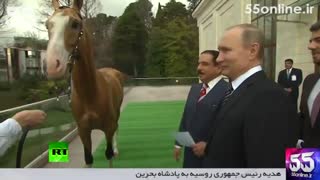 هدیه رئیس‌جمهوری روسیه به پادشاه بحرین