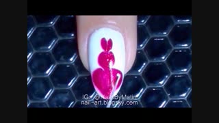 طراحی ناخن درگ ماربل - Drag Marble nail art