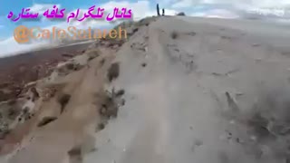 دوچرخه سواری خطرناک و فوق حرفه ای و حشتناک در کوهستان