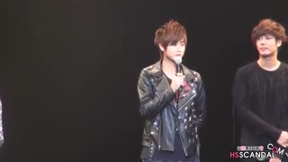 2011.1.22. YoungSaeng _Closing comment@ Japan DVD promotion fanmeeting(pm6:00)