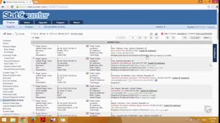 آموزش وبلاگ نویسی 257 | آخرین فعالیت ها در StatCounter
