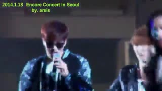 اجرای آهنگ Love Motion و My Little Princess لی مین هو در کنسرت سئول 2014