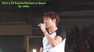 اجرای آهنگ Say Yes لی مین هو در کنسرت سئول 2014