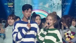 پارت هفتمین برد Gfriend با Rough  در music bank...تبریک به همه بادیها...