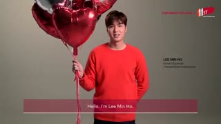 لی مین هو وتبریک ولنتاین Lee Min Hoand valentine