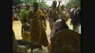 مراسم تاج گذاری مایکل جکسون در آفریقا