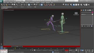 آموزش تعامل کاراکتر در تری دی مکس ( Character Interaction in 3d max )
