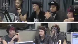 مسخره بازی گروه EXO در رادیو,