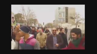 حضور حاج قاسم در راهپیمایی