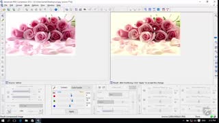 اصلاح تصویر در نرم افزار Advanced JPEG Compressor