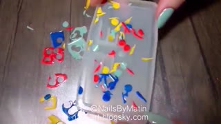 طراحی ناخن اشکال هندسی (geometric nail art)