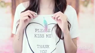 ساخت گردنبند پر و گل - قشنگ