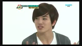 INFINITE - Lee Sung Jong & his Teddy bear named Sung Kyu -کتک کاری لی سونگ جونگ و خرس عروسکیش به اسم"سونگ کیو" ... خخخخخ !  D: