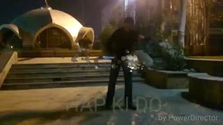 هاپکیدو - حرکات نانچیکو  حامد آلمند از شاگردان استاد نقیبی