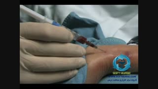فیلم آموزشی نحوه گرفتن نمونه خون شریانی برای آنالیز گازهای خون شریانی ( ABG )