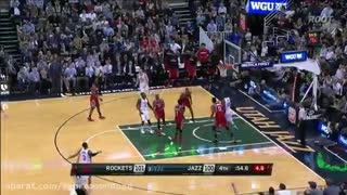 کلیپ ۴۲ امتیاز جیمز هاردن در بازی با یوتا جاز