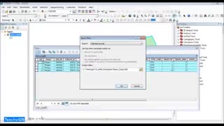 How to export the attribute table from a shapefile