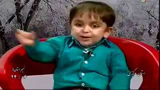 مصاحبه با پسر بچه بامزه