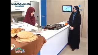 نان بربری خانگی - فارسی