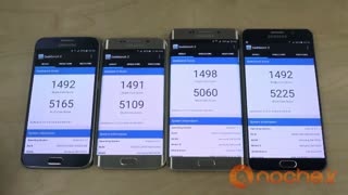 تست سرعت اس6 اج اس6  اس6اج پلاس و نوت 5