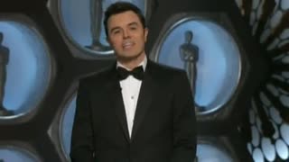 دنیل رادکلیف و کریستن استوارت در اسکار 2013