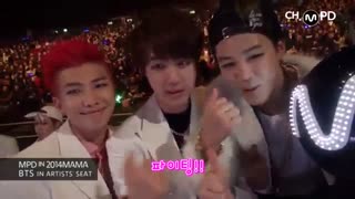 [MPD in 2014MAMA] 141203 BTS in Artists's seat