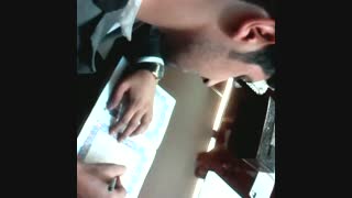 مراسم عقد اقای زمانی