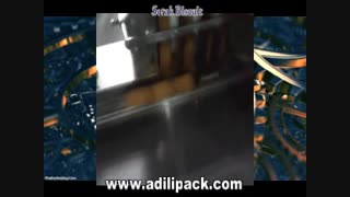 فیلم دستگاه بسته بندی بیسکوئیت با ردیف کن