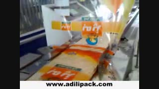 فیلم دستگاه بسته بندی نان لواش