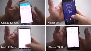 ویدیو سرعت کارکرد گلکسی S7 Edge به پای آیفون 6s Plus نمی‌رسد