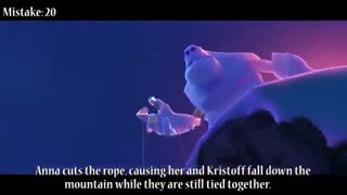 33 اشتباه دیده نشده در انیمیشن Frozen