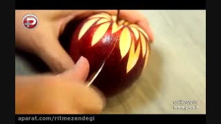 سیب چتری زیبا برای تزئین و پذیرایی از مهمان های ویژه