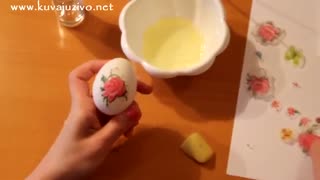 دکوپاژ روی تخم مرغـ