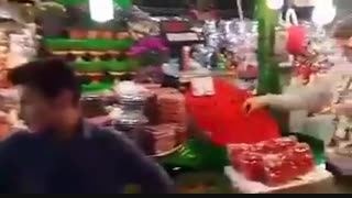 بازار سنتی تجریش دم عید نوروز + آهنگ نوروزی