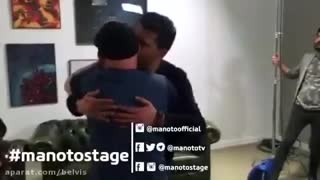 پشت صحنه ی استیج بعد از حذف مهدی و فریال.....