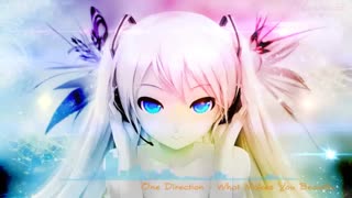 nightcore - what makes you beautiful - one direction
