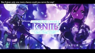 ignite - sword art online - english + with lyrics