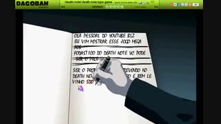 بازی آنلاین دفترچه مرگ(لینک در توضیحات)