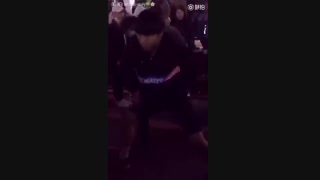 BTS Jungkook Watching "Boy In Luv" Dance Cover In Hongdae
