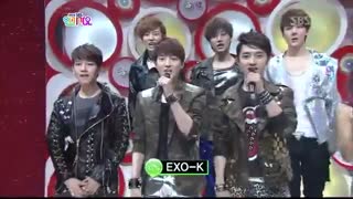 [120408] EXO-K History MAMA live @ SBS INKIGAYO