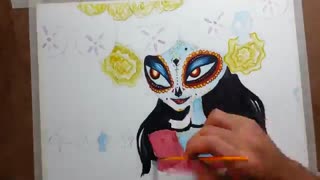 ?The book of life how to draw la murte