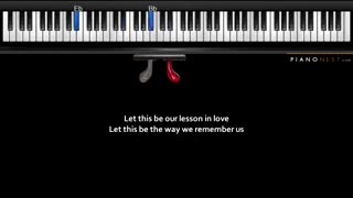 adele.all i ask.karaoke.piano