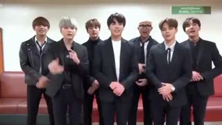 اینم یه السلام علیکم نحن بی تی اس( وای خداااااا)