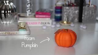 -- دکور جاشمعی با کدوتنبل --