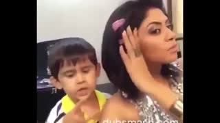 Cutest Dubsmash Ever by Kavita Kaushik & Cute Kid