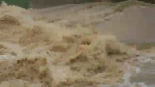 ویدئو طغیان رودخانه بیلو و کلین کبود مریوان